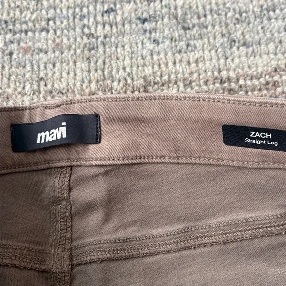 Mavi Men's Tan/Brown Zach Straight Jeans Size 32” X 30” Pant - Picture 3 of 7